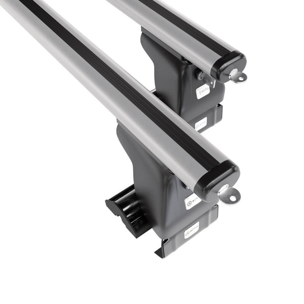 Aluminium-Dachträger für Skoda Citigo-e iV (2012-2023) - silbern Dachträger Dachgepäckträger - ohne Montagelemente