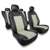 Universal Sitzbezüge Auto für Peugeot 407 (2004-2011) - Autositzbezüge Schonbezüge für Autositze - CM-BE