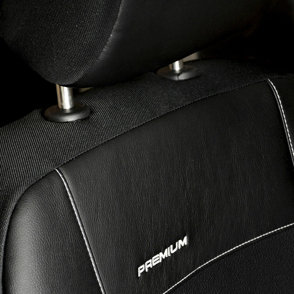 Maßgeschneiderte Sitzbezüge Auto für Ford Focus II Hatchback, Kombi, Limousine (2003-2010) - Autositzbezüge Schonbezüge für Autositze - schwarz