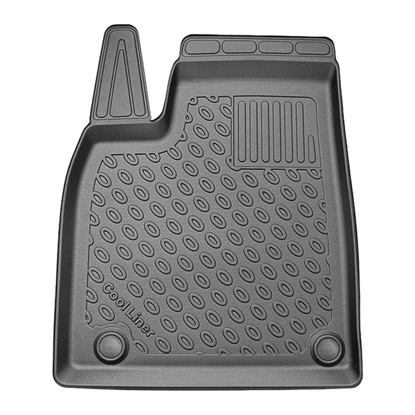 TPE Fußmatten Auto für Tesla Model X SUV (01.2021-....) - schwarz Automatten Autoteppiche - voller Set vorne