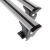 Aluminium-Dachträger für Toyota Yaris mk I (2004-2005) - silbern Dachträger Dachgepäckträger - ohne Montagelemente