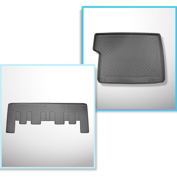 Set Kofferraumschale und angepasste Autoteppiche TPE für: Ford Tourneo Custom Va