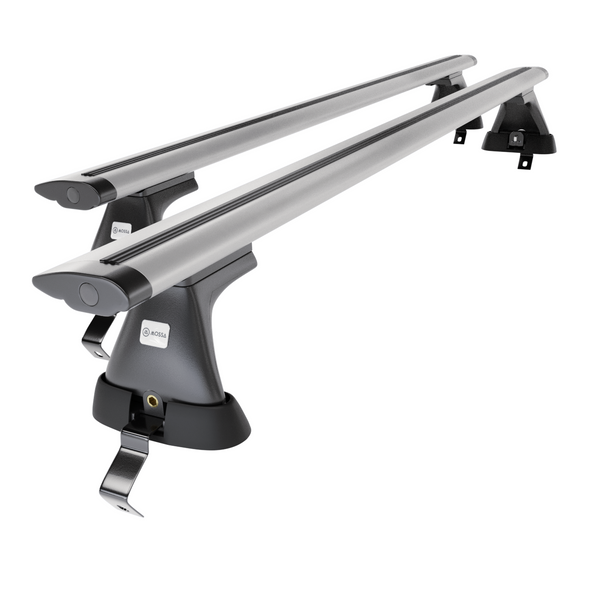 Aluminium-Dachträger für Skoda Octavia mk II (2009-2012) - silbern Dachträger Dachgepäckträger - ohne Montagelemente