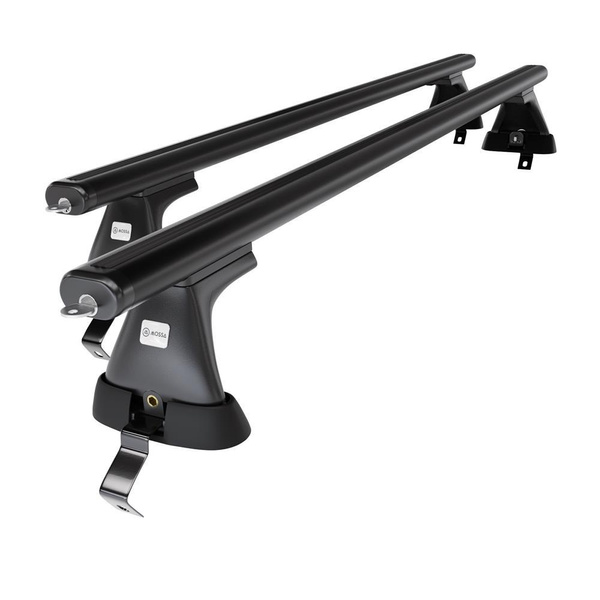 Aluminium-Dachträger für Skoda Octavia mk II (2009-2012) - schwarz Dachträger Dachgepäckträger - ohne Montagelemente