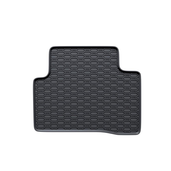 Gummifußmatten Auto für Nissan Qashqai II Crossover (2014-2021) - Gummimatten Gummi Fußmatten - schwarz - 4 Stk.