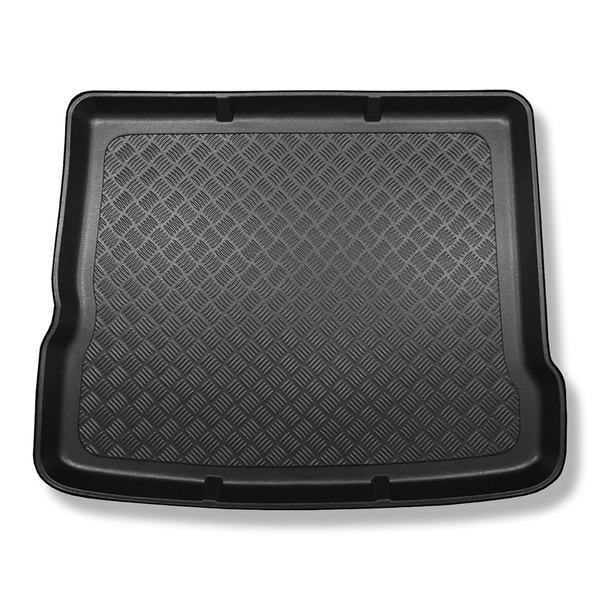 Kofferraumwanne für Audi Q3 SUV (08.2011-06.2018) - Kofferraummatte rutschfest Schutzmatte - obere Ladefläche; mit Not-Rad; auch für die Quattro-Version
