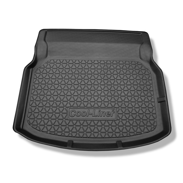 Kofferraumwanne für Mercedes-Benz C Klasse W204 Coupé (06.2011-12.2015) - Kofferraummatte rutschfest Schutzmatte - hintere Sitze umlegbar; ohne linke Ausbuchtung
