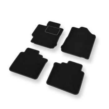 Fußmatten Auto für Toyota Camry VII Limousine (2011-2017) - Premium Velours schw