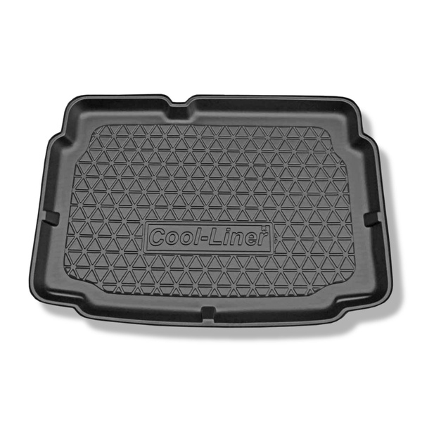 Kofferraumwanne für Volkswagen Polo V 6R Hatchback (05.2009-09.2017) - Kofferraummatte rutschfest Schutzmatte - vertiefte Ladeflaeche