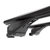 Aluminium-Dachträger für Volkswagen Touran III MPV (2015-....) - Reling - schwarz Dachträger Dachgepäckträger