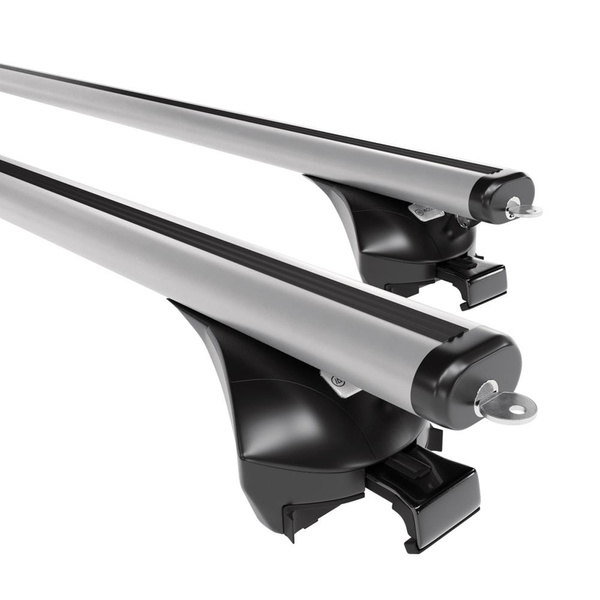 Aluminium-Dachträger für Toyota Hilux VIII (2016-....) - silbern Dachträger Dachgepäckträger - integrierte Relinge