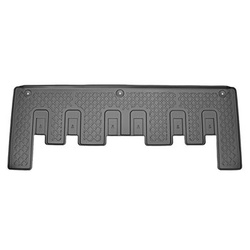 TPE Fußmatten Auto für Ford Tourneo Custom Van (01.2013-2023) - schwarz Automatten Autoteppiche - mit Schaltung und Automatikgetriebe; voll hinten 2. Reihe