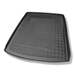Kofferraumwanne für Audi Q7 4L SUV (03.2006-05.2015) - Kofferraummatte rutschfest Schutzmatte - 5/7 Sitze (3. Reihe umgelegt) / schmallere Version für Modelle mit Schienensystem im Kofferraum
