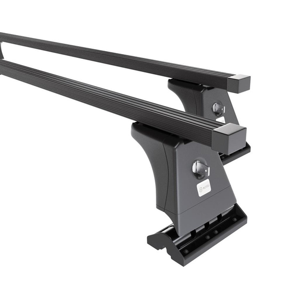 Stahl-Dachträger für Volkswagen Caddy III (2004-2015) - schwarz Dachträger Dachgepäckträger - Montagepunkte