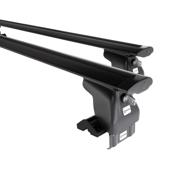 Aluminium-Dachträger für Hyundai Getz (2002-2004) - schwarz Dachträger Dachgepäckträger - ohne Montagelemente