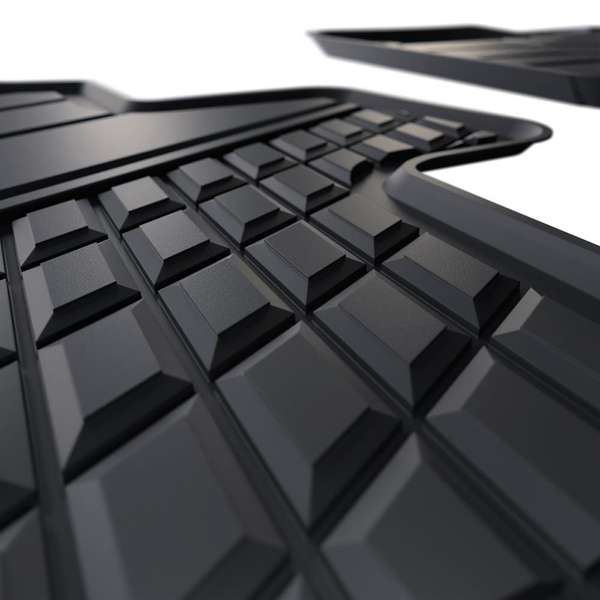 TPE Fußmatten Auto für Seat Ateca SUV (2016-....) - schwarz Automatten Autoteppiche