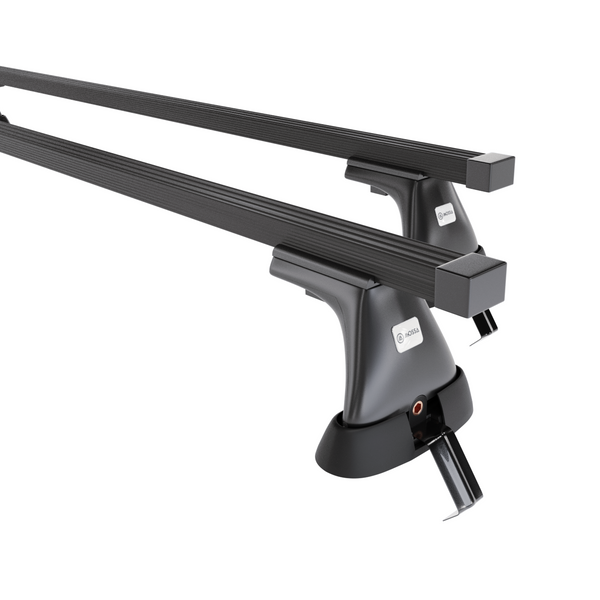 Stahl-Dachträger für Alfa Romeo 166 (2004-2007) - schwarz Dachträger Dachgepäckträger - ohne Montagelemente