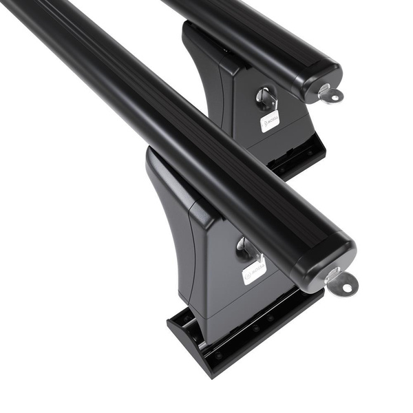 Aluminium-Dachträger für Peugeot 207 (2006-2012) - schwarz Dachträger Dachgepäckträger - Montagepunkte