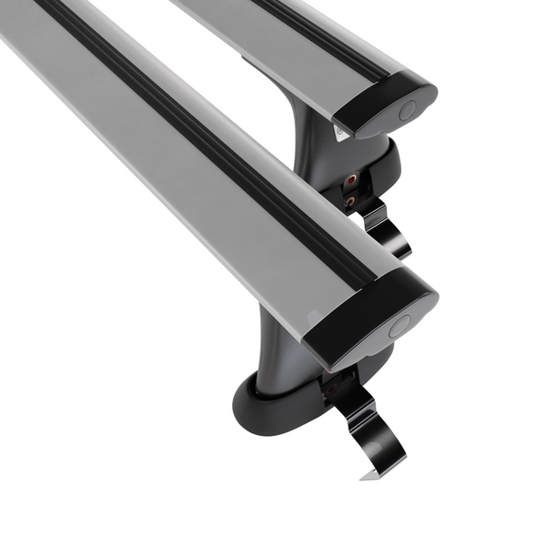 Aluminium-Dachträger für Fiat Grande Punto (2005-2010) - silbern Dachträger Dachgepäckträger - ohne Montagelemente