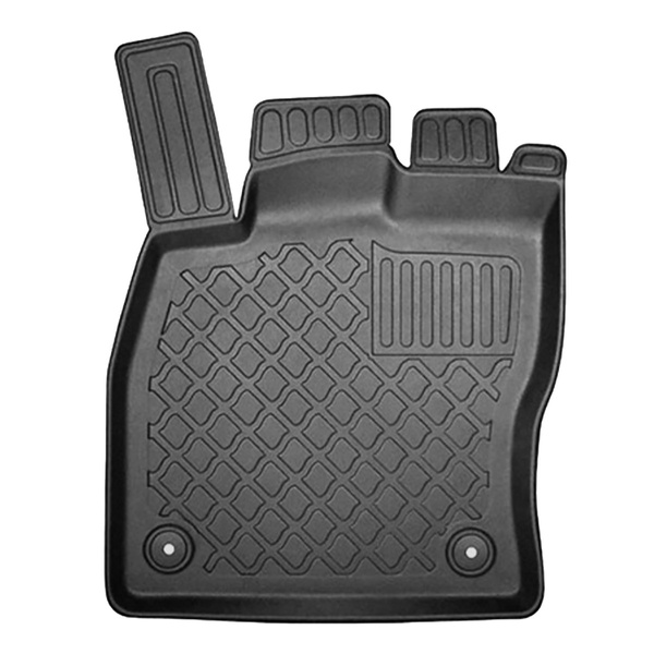 TPE Fußmatten Auto für Seat Leon III Sportstourer (01.2014-02.2020) - schwarz Automatten Autoteppiche