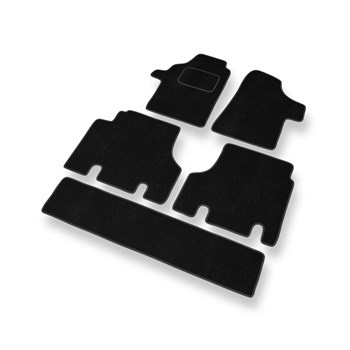 Fußmatten Auto für Mercedes-Benz Viano Van (2003-2014) - Premium Velours schwarz