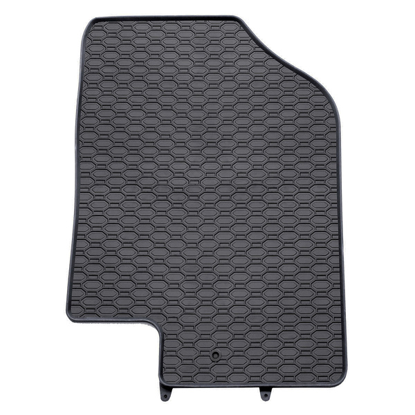 Gummifußmatten Auto für Kia Venga MPV (2009-2019) - Gummimatten Gummi Fußmatten - schwarz - 3 Stk.