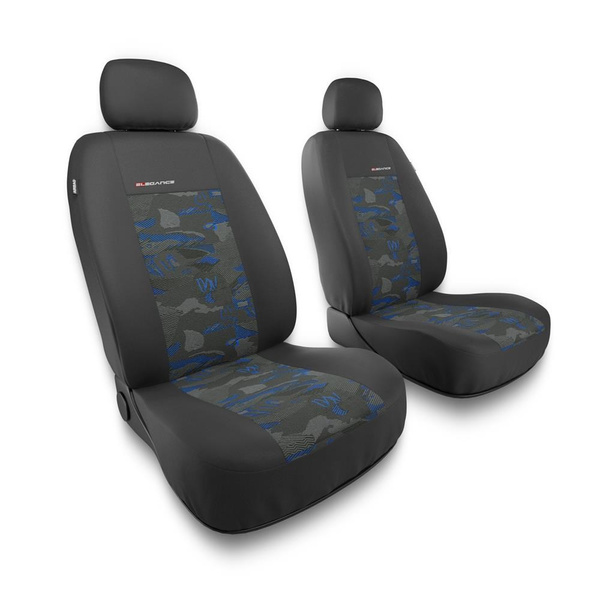 Universal Sitzbezüge Auto für Nissan Maxima IV, V, VI (1995-2009) – Vordersitze Autositzbezüge Schonbezüge – 2UNE-BL
