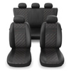 Universal Sitzbezüge Auto für Volkswagen Caddy II, III, IV, V (1995-....) – Autositzbezüge Schonbezüge für Autositze – PRF-RD