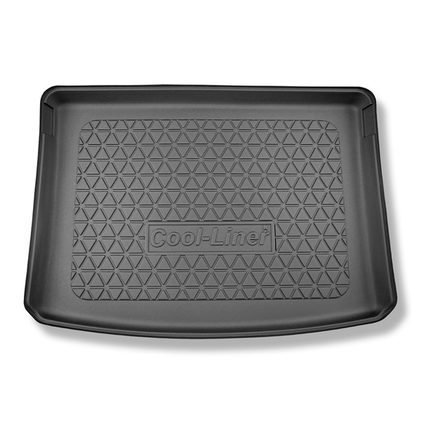 Kofferraumwanne für Jeep Renegade 4xe Plug-in Hybrid SUV (06.2020-....) - Kofferraummatte rutschfest Schutzmatte - obere Ladefläche; Varioboden im hoechsten Ebene