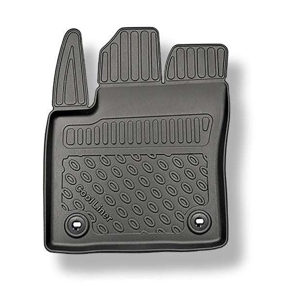 Set Kofferraumschale und angepasste Autoteppiche TPE PREMIUM für: Toyota C-HR SUV (01.2017-12.2023) - mit / ohne Subwoofer; rechter Rand abschneidbar; auch für Hybriden; nicht fuer 2.0 Hybrid Dynamic Force