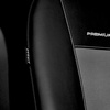 Maßgeschneiderte Sitzbezüge Auto für Renault Trafic III Van (2014-....) nur vordere Sitze - 1+2, Zugang zum Fach im Beifahrersitz - Autositzbezüge Schonbezüge für Autositze - szary