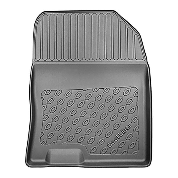 TPE Fußmatten Auto für Hyundai Kona Hybrid SUV (09.2019-....) - schwarz Automatten Autoteppiche - nicht für die elektrische Version