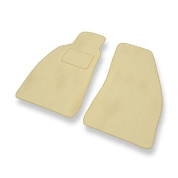 Fußmatten Auto für Alfa Romeo GTV Coupé (1995-2006) - Premium Velours beige Auto