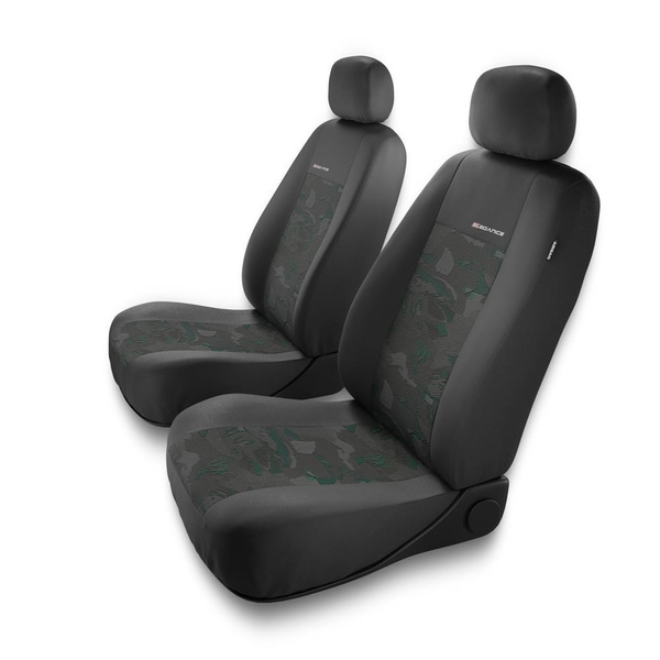 Universal Sitzbezüge Auto für Alfa Romeo 146 (1994-2001) – Vordersitze Autositzbezüge Schonbezüge – 2UNE-GR