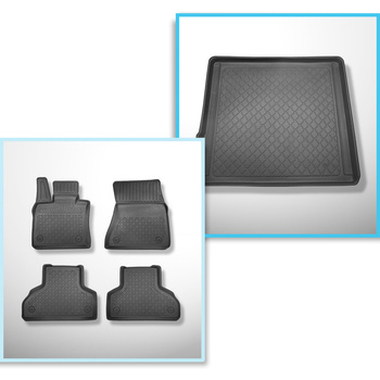 Set Kofferraumschale und angepasste Autoteppiche TPE für: BMW X5 E70 SAV (04.200