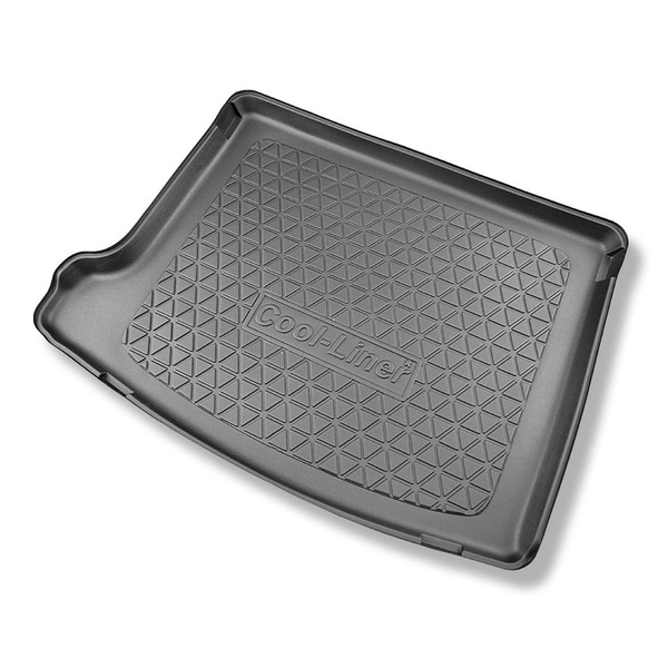 Set Kofferraumschale und angepasste Autoteppiche TPE für: Jeep Compass II MP 4xe Plug-in Hybrid SUV (07.2020-....) - oberer Kofferraum (für Multiboden);beweglicher Boden in höchster Stellung