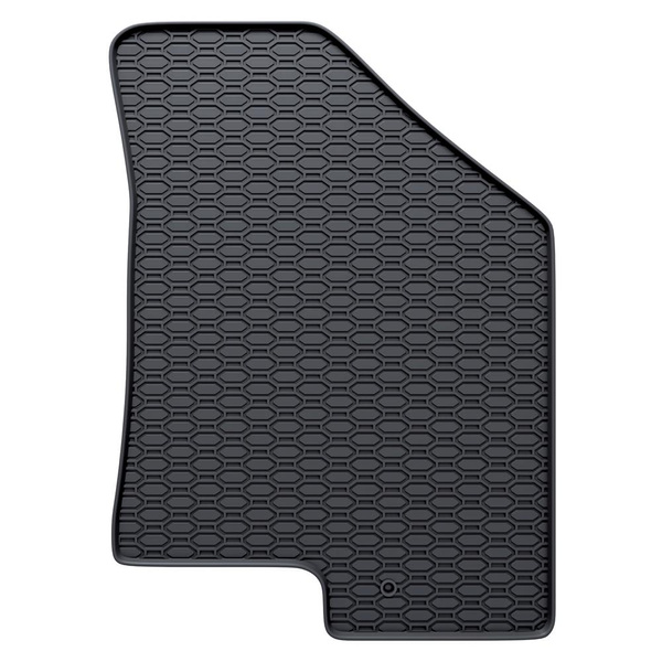 Gummifußmatten Auto für Kia Sportage III SUV (2010-2016) - Gummimatten Gummi Fußmatten - schwarz - 4 Stk.