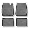 TPE Fußmatten Auto für Dacia Spring Crossover (2024-....) - schwarz Automatten Autoteppiche