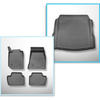 Set Kofferraumschale und angepasste Autoteppiche TPE für: BMW 2er G42, G87 Coupé (01.2022-....)