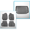 Set Kofferraumschale und angepasste Autoteppiche TPE für: Suzuki Jimny II GJ SUV (10.2018-2020)