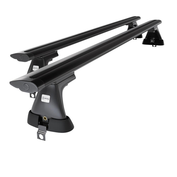 Aluminium-Dachträger für Mercedes-Benz S Klasse W220 (1999-2005) - schwarz Dachträger Dachgepäckträger - ohne Montagelemente