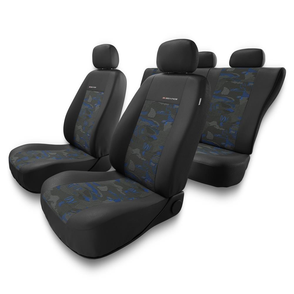 Universal Sitzbezüge Auto für Suzuki Celerio (2014-2019) - Autositzbezüge  Schonbezüge für Autositze - UNE-BL blau