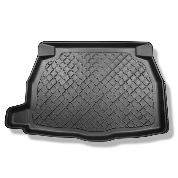 Kofferraumwanne für Toyota C-HR SUV (01.2017-....) - Kofferraummatte rutschfest Schutzmatte - mit / ohne Subwoofer; rechter Rand abschneidbar; auch für Hybriden; nicht fuer 2.0 Hybrid Dynamic Force