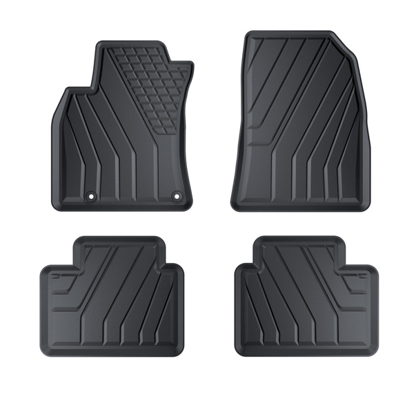 TPE Fußmatten Auto für Kia K4 Hatchback (2024-....) - schwarz Automatten Autoteppiche