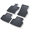 Gummifußmatten Auto für Audi A3 8V Limousine (2012-2020) - Gummimatten Gummi Fußmatten - schwarz - 4 Stk.