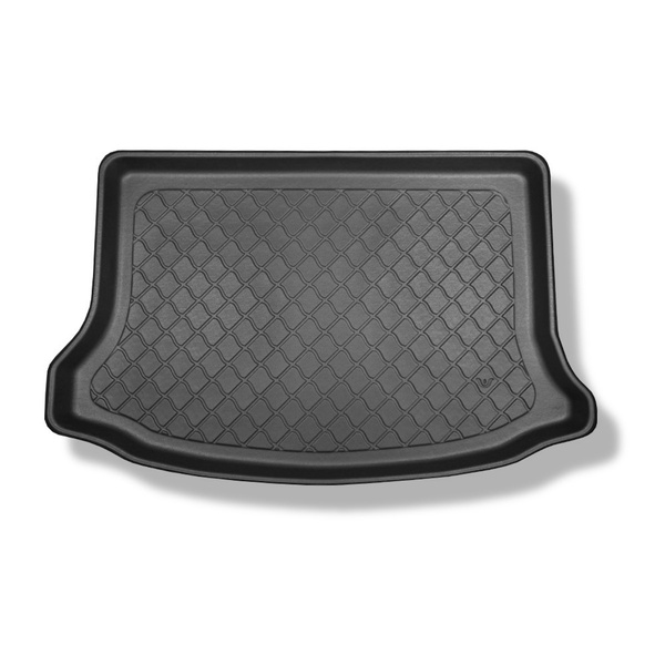 Kofferraumwanne für Volvo V40 II Hatchback (07.2012-07.2019) - Kofferraummatte rutschfest Schutzmatte - untere Ladefläche; ohne doppeltem Gepäckraumboden