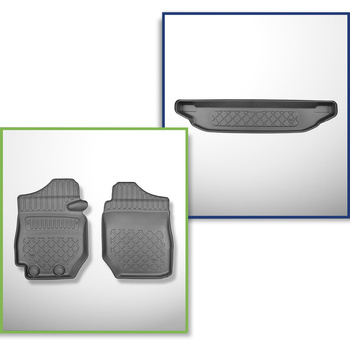 Set Kofferraumschale und angepasste Autoteppiche TPE für: Suzuki Jimny II GJ SUV