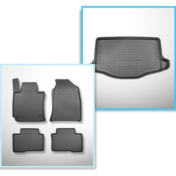 Set Kofferraumschale und angepasste Autoteppiche TPE für: SsangYong Tivoli X150 