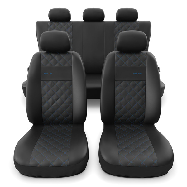 Universal Sitzbezüge Auto für Alfa Romeo 147 (2000-2010) - Autositzbezüge Schonbezüge für Autositze - PRF-BL