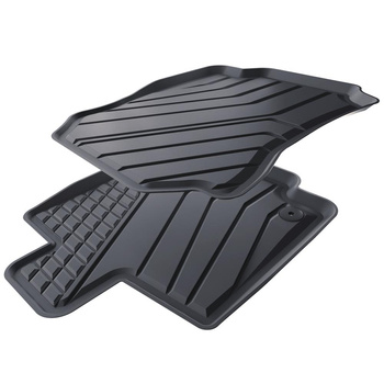 TPE Fußmatten Auto für Toyota RAV4 V SUV (2019-....) - schwarz Automatten Autote